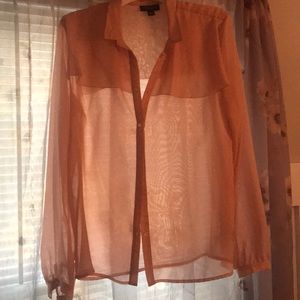 Jason Wu Baby Pink with White Polka Dot Blouse